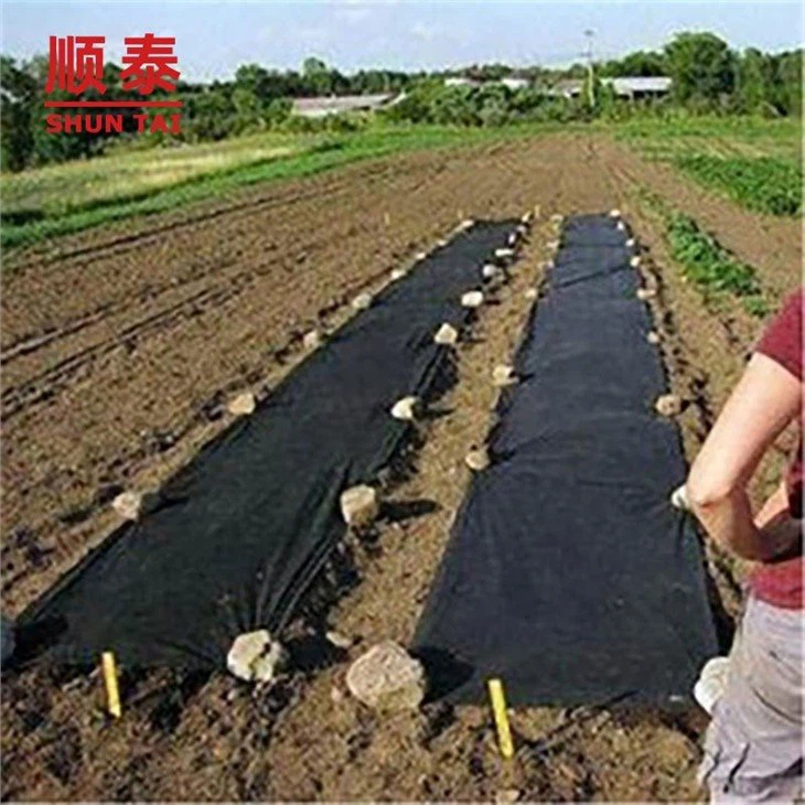 Landscape weed barrier woven fabric