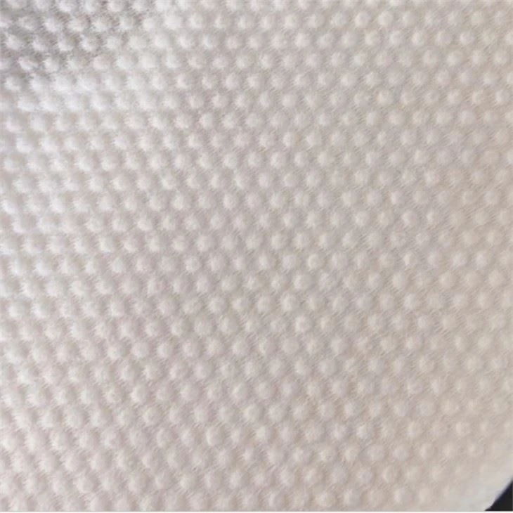 Pure Cotton Pearl Pattern Mesh Pattern Plain EF Pattern Spunlace Non-woven Fabric